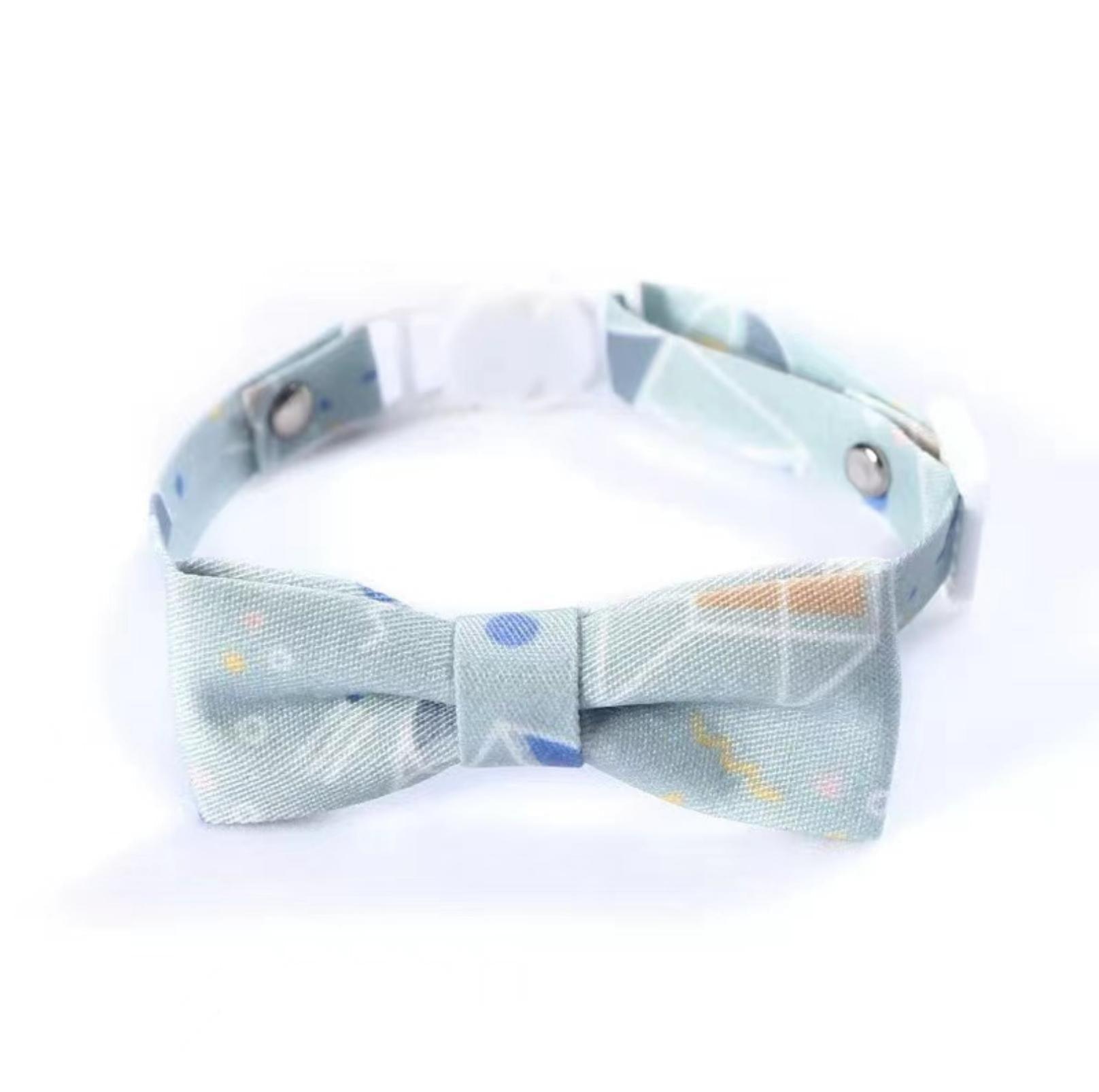 Tie and Bow Style Adjustable Pet Collar