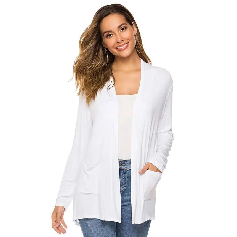 🔥 Last Day Promotion 49% OFF💕Women's Casual Lightweight Open Front Long Sleeve Cardigans