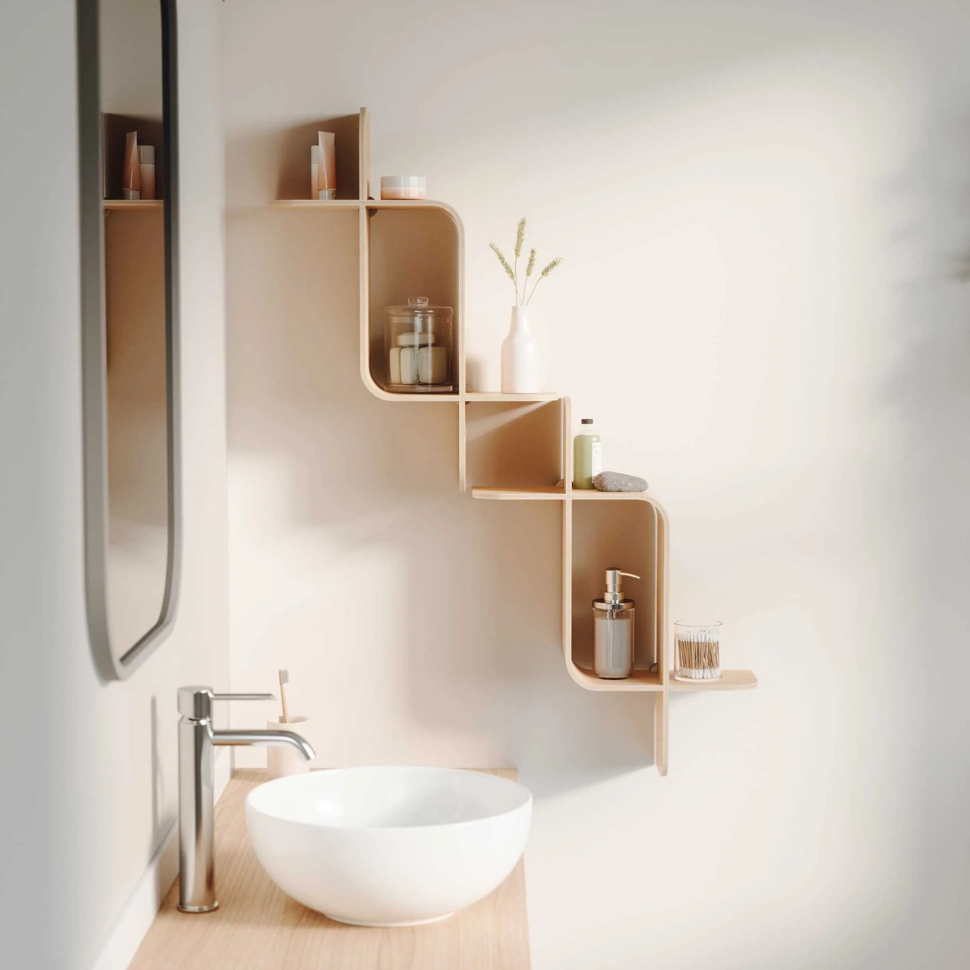 Umbra Montage Shelf. Natural
