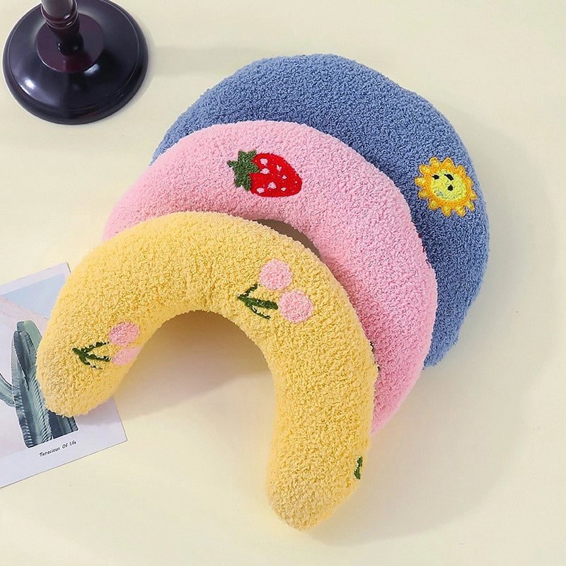 Pet Supplies Dog Cat U-shaped Pillow Deep Sleep Neck Protection For Small Cats Puppies Comfortable Soft Plush Material