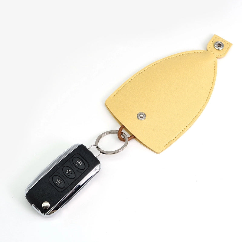 Unisex Solid Color Pu Leather Buckle Card Holders