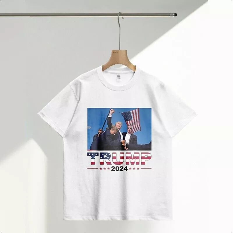 Donald Trump Shot T-Shirt - Fight - Trump 2024 - Adults