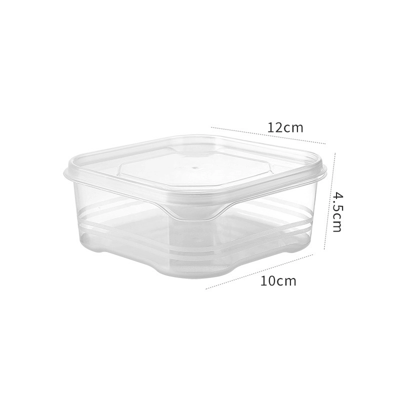 Minimalist Square Plastic Storage Container Box