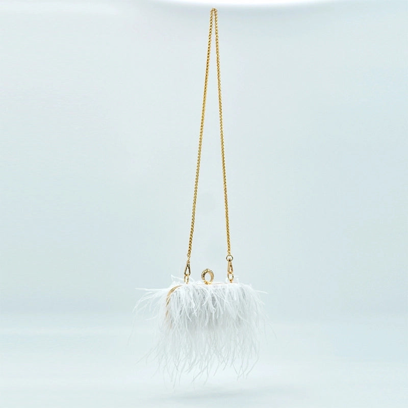 Women's Medium Spring&summer Plush Fashion Handbag