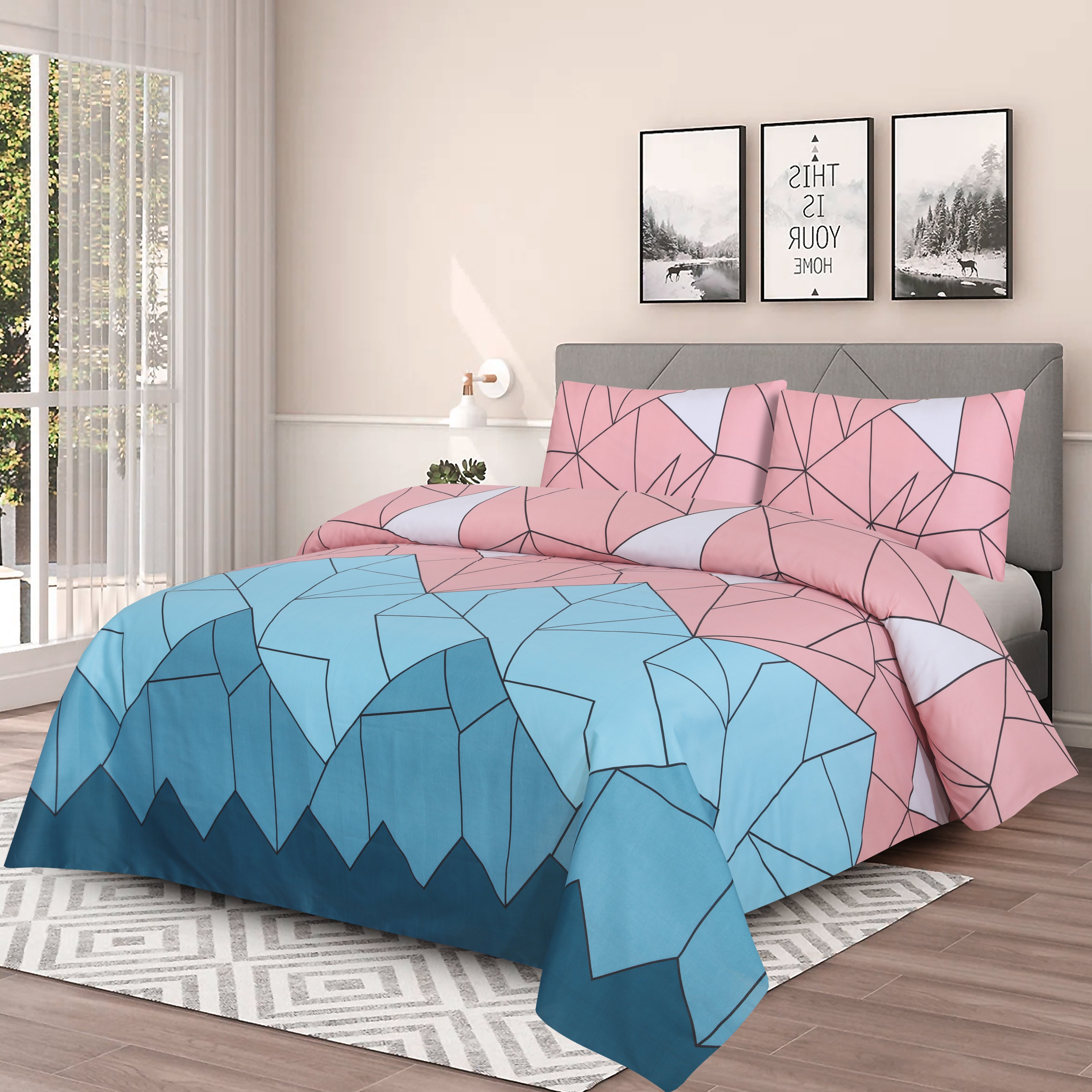 Rainbow Mosaic-Bed Sheet Set
