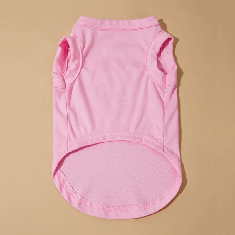 Casual Polyester Solid Color Pet Clothing