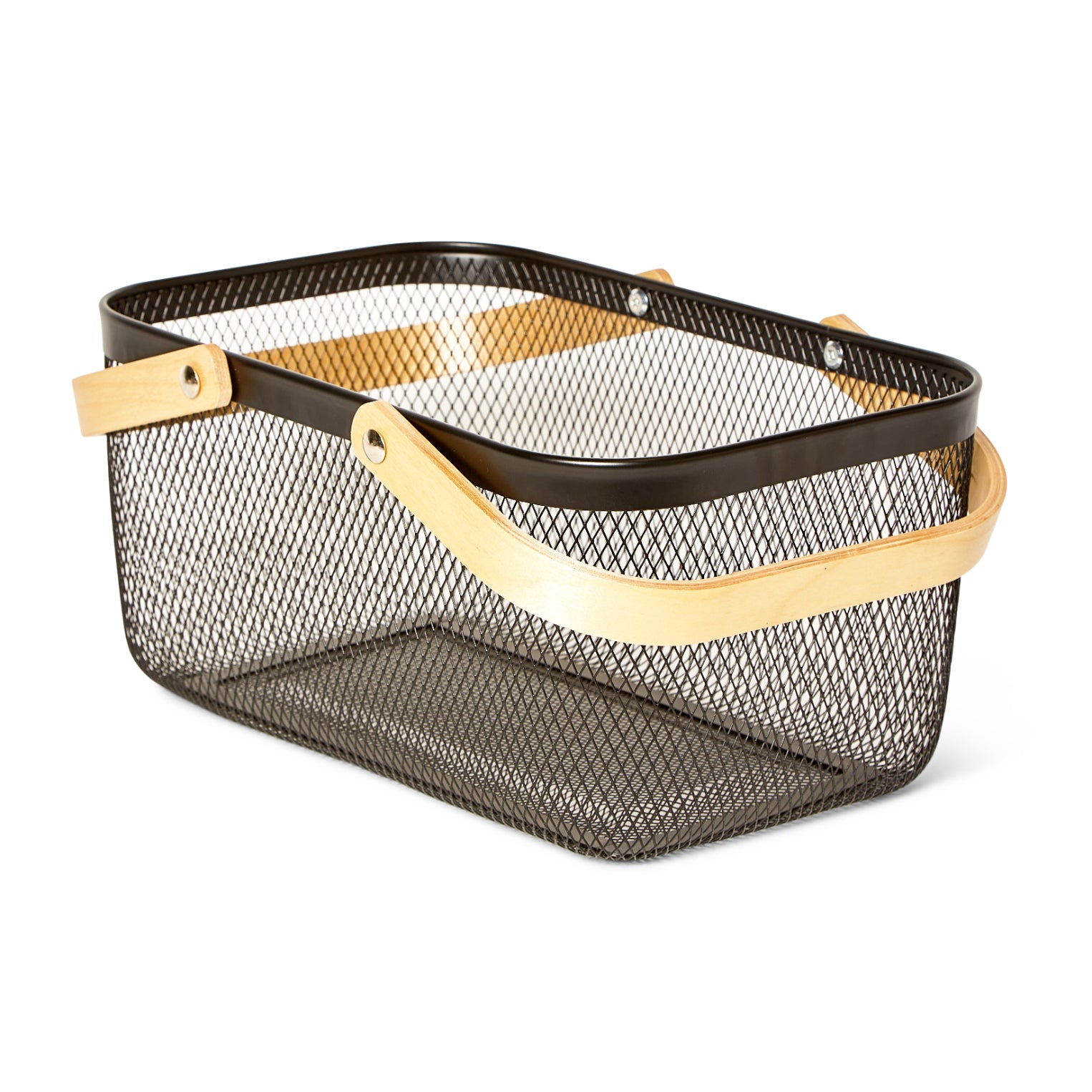 Mesh Storage Basket - Black