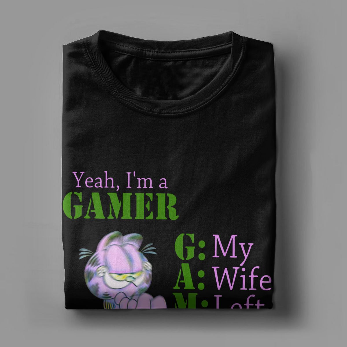 Yeah I'm A Gamer Garfield Tee