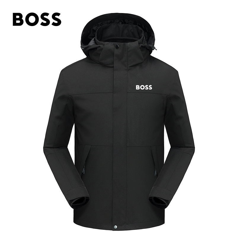 BOSS Teflon Luxury Three-in-one Removable Stormtrooper Waterproof and oil proof fleece outdoor CoatOSD