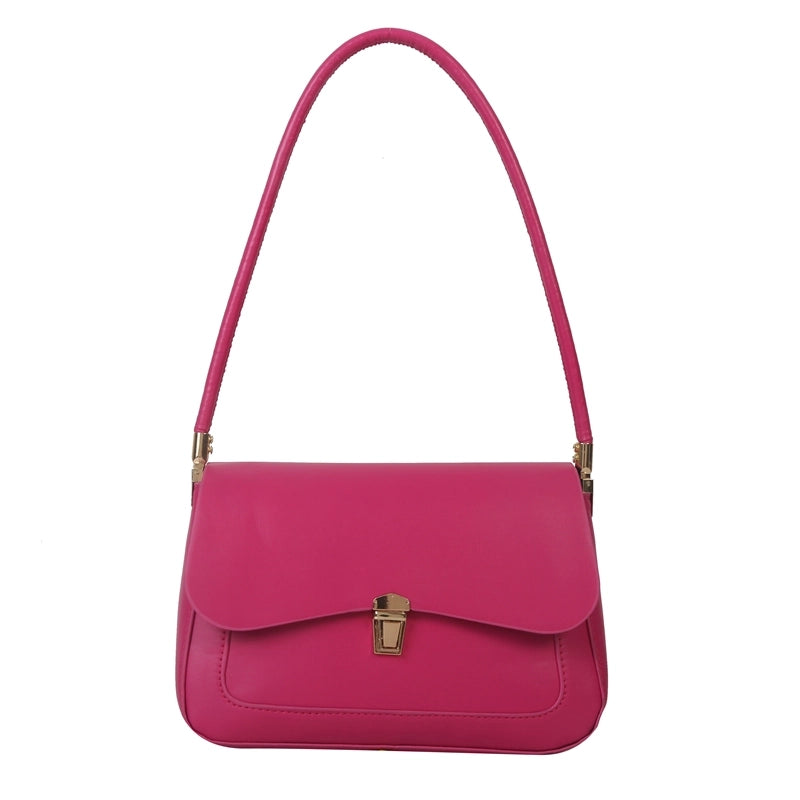 Women's All Seasons Pu Leather Elegant Basic Underarm Bag