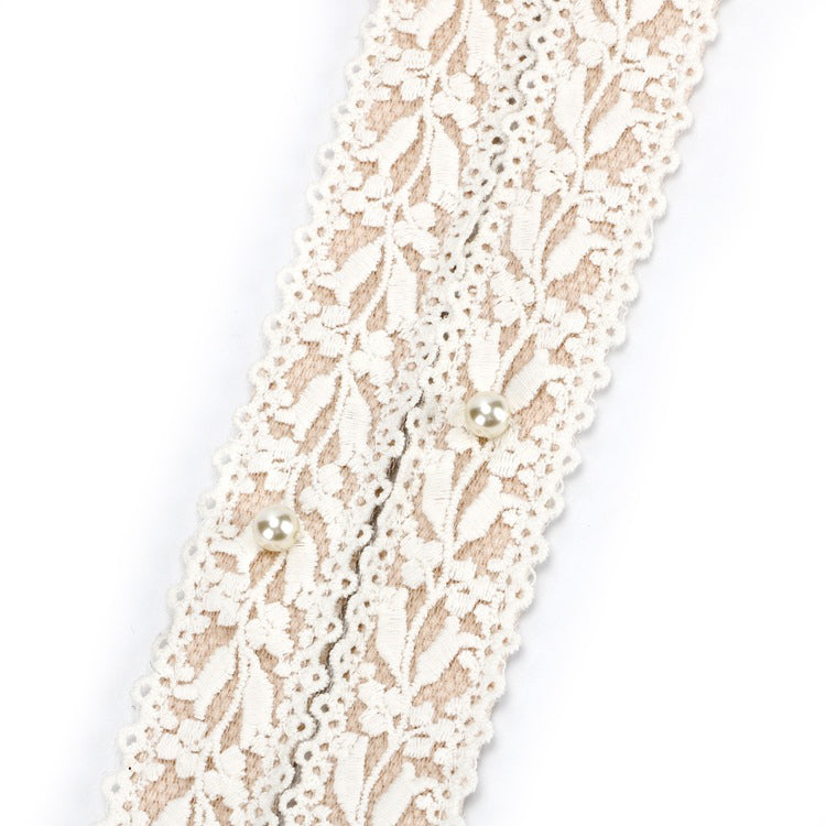 Lace Dog Cat Collar&Leash Set With Personalized ID Tag