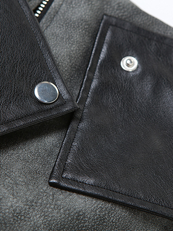 Loose Wide Leg High-Waisted Split-Joint Zipper Pants Trousers