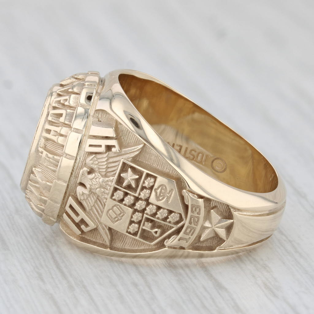 Texas Tech University Class Ring 10k Yellow Gold Size 10 Men's Signet