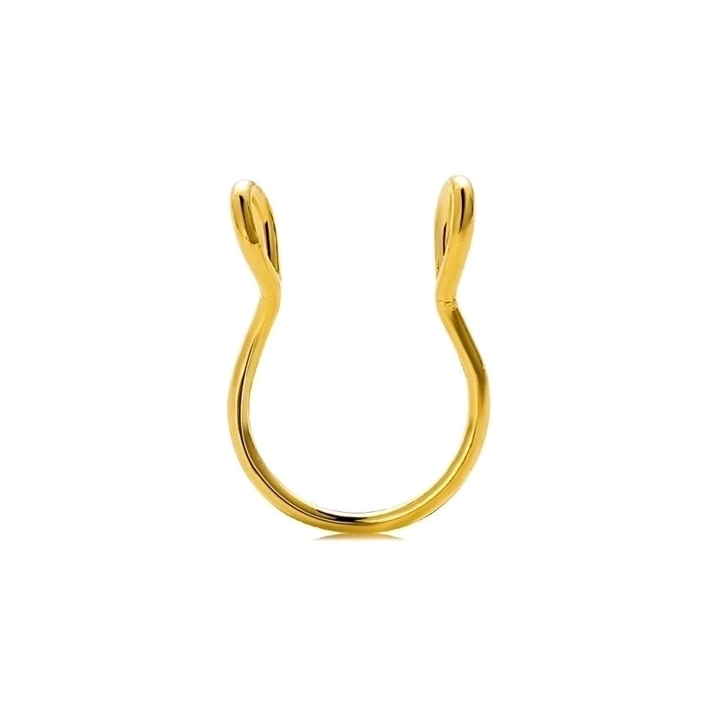 Minimalist Letter Copper Plating Nose Studs