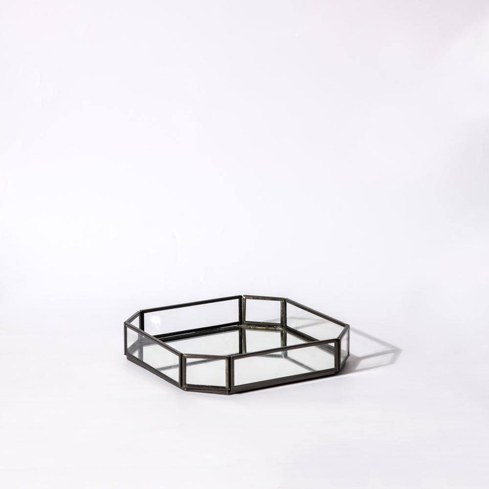 Sqround Desk Tray - Gunmetal