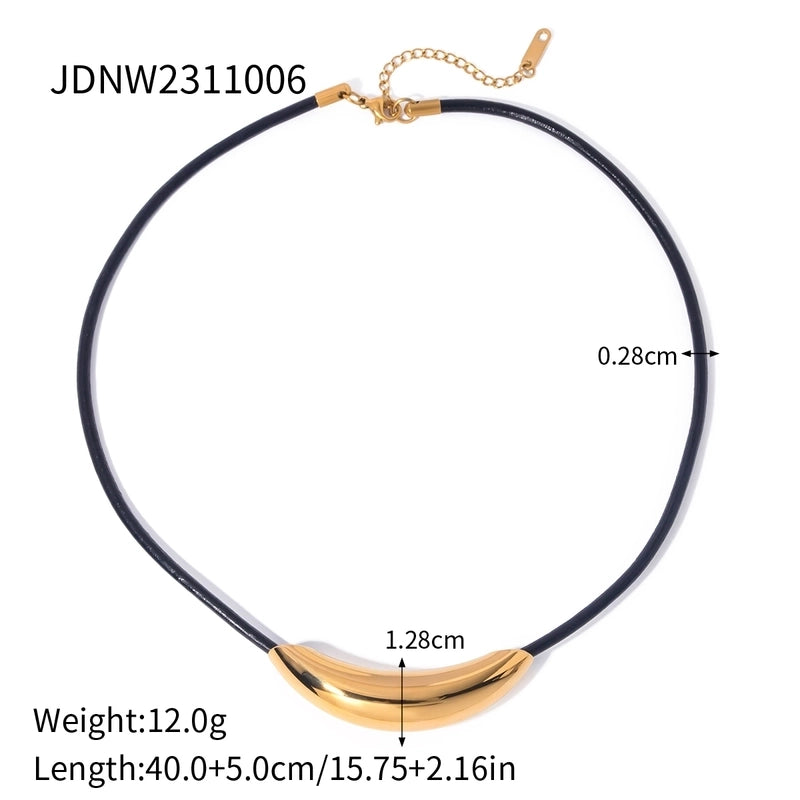 Vacation Minimalist Heart Shape 304 Stainless Steel Zircon 18K Gold Plated Plating Earrings Necklace