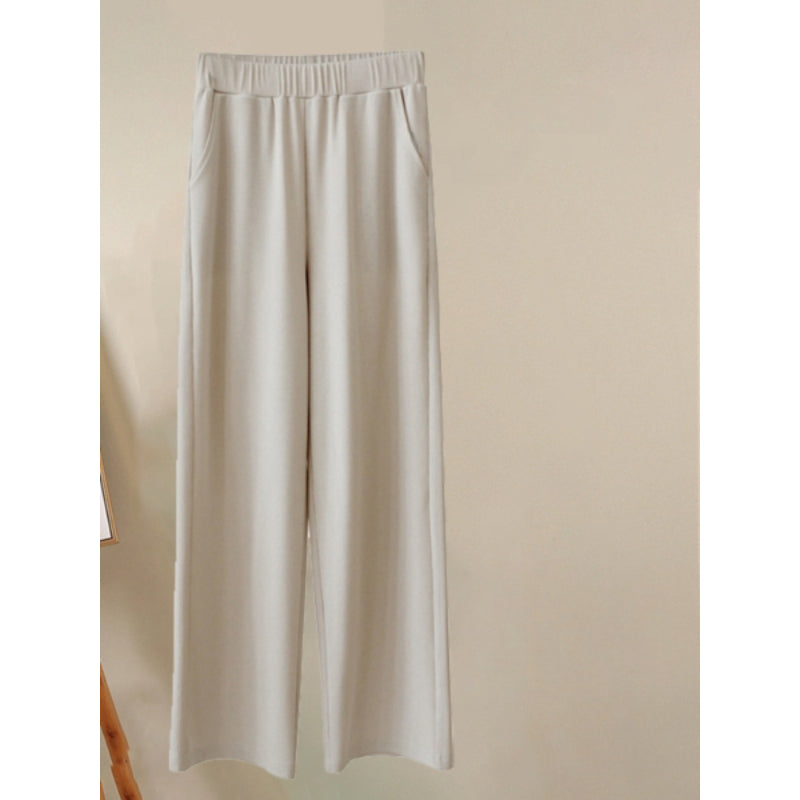 Women's Silk Ankle Length Summer Pants
