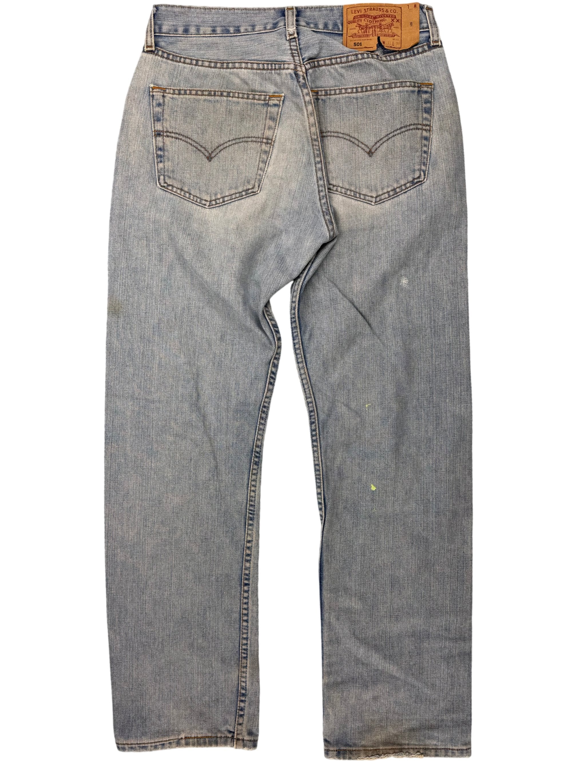 Levi's Strauss 501 Light Wash Denim Jeans