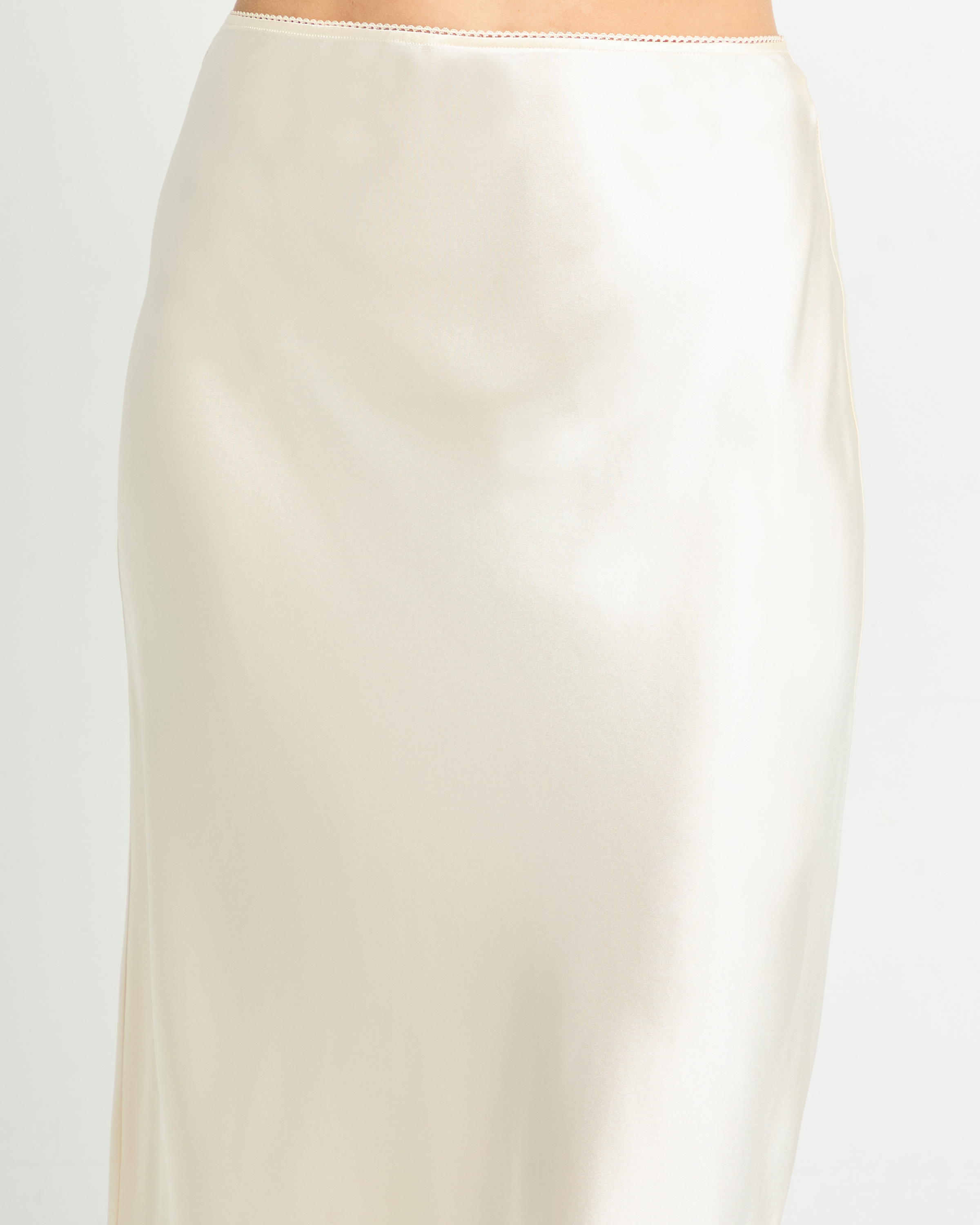 Alaia Silk Midi Skirt