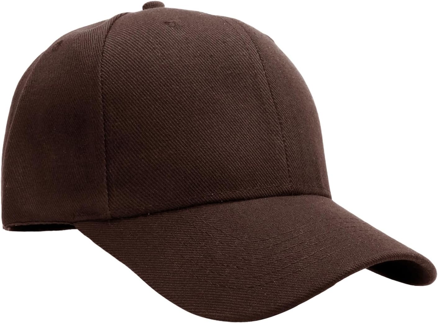 Falari Wholesale Bulk Lot 12-Pack Baseball Cap Adjustable Size Plain Blank Solid Color
