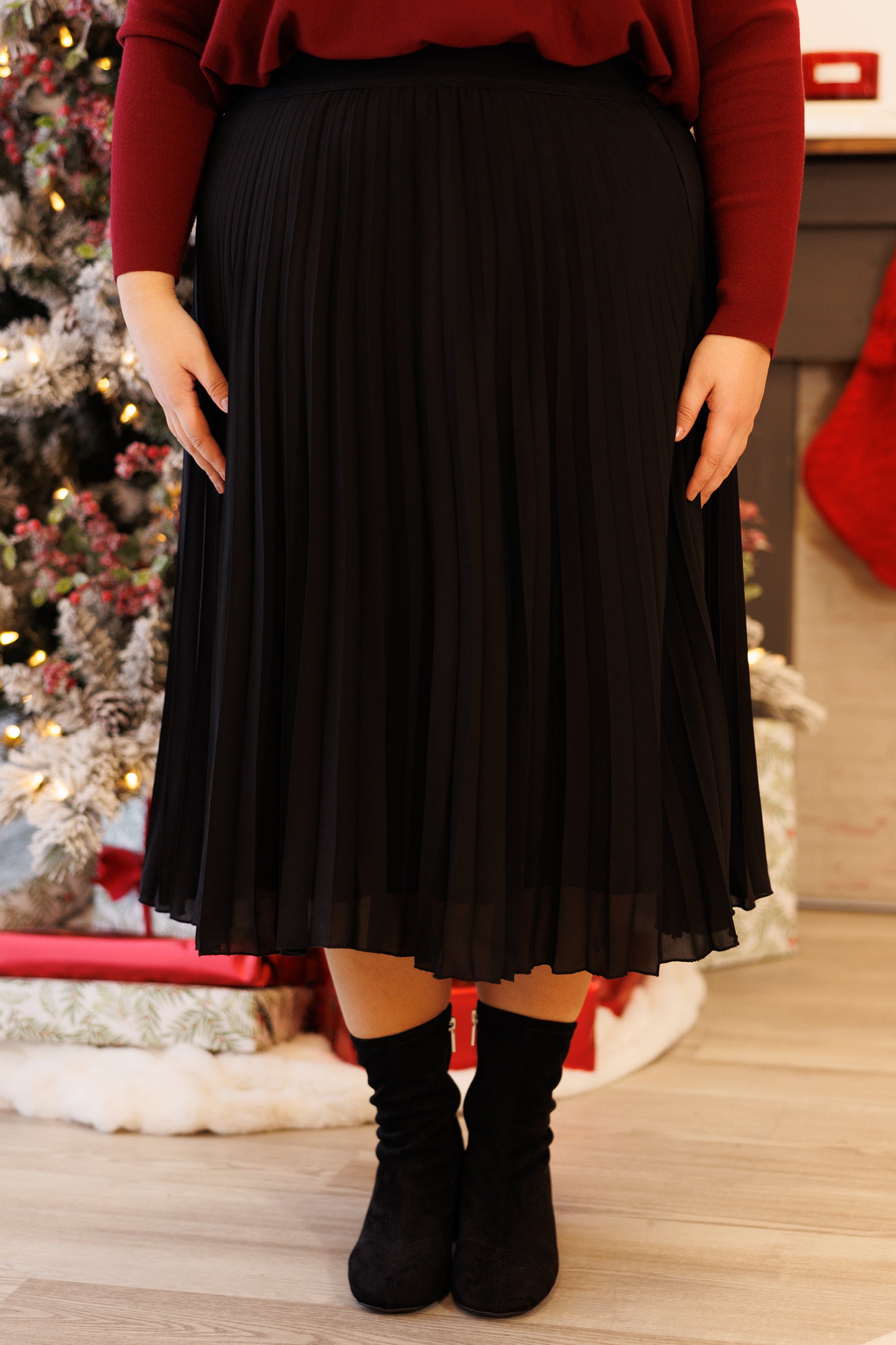 Mirrorball Skirt. Black