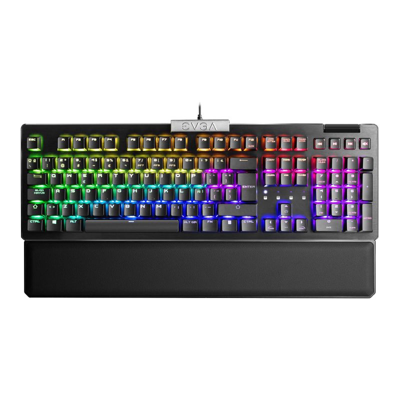 TECLADO MECANICO GAMER EVGA Z15 RGB LINEAL SWITCH PLATA ESP