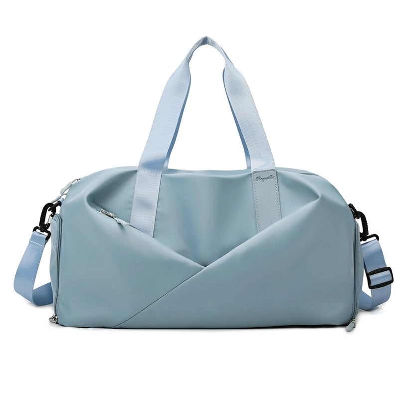 New Fashion Fitness Travel Bag Portable Shoulder Large Capacity Oxford Cloth Dry And Wet Separate Sports Bag Independent Shoe Bin
