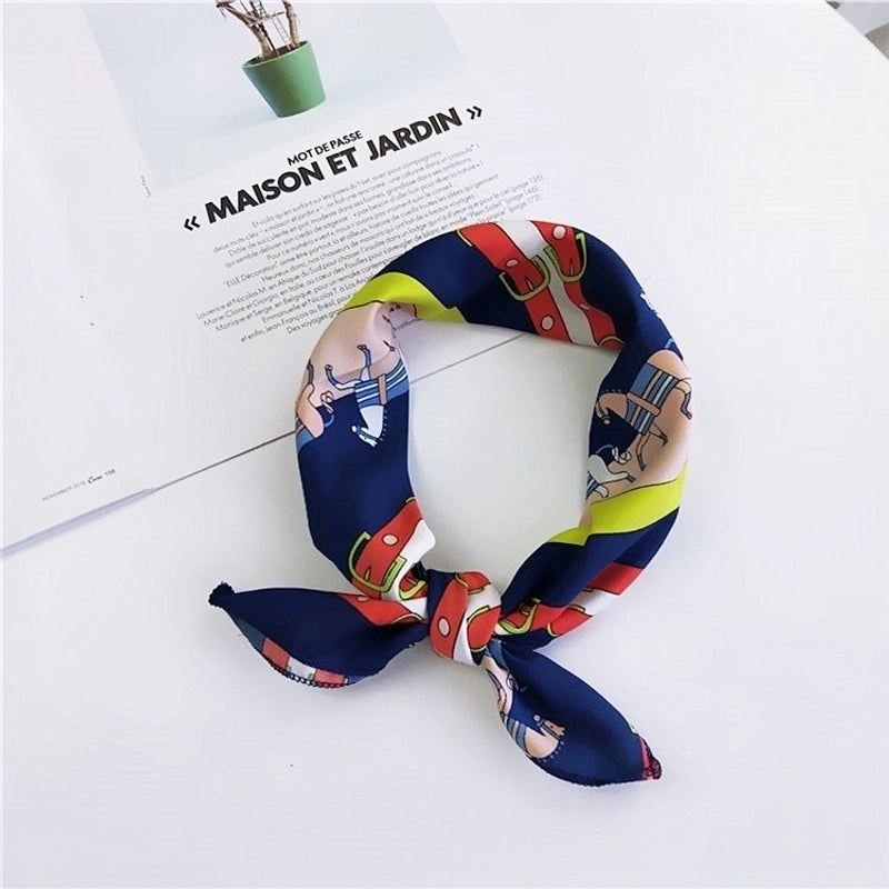 Cloth Scarf (1 Cartoon Navy)
