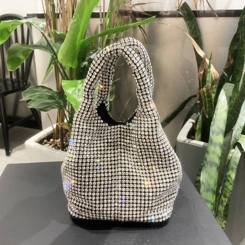 Women's Small Autumn Rhinestone Vintage Style Handbag