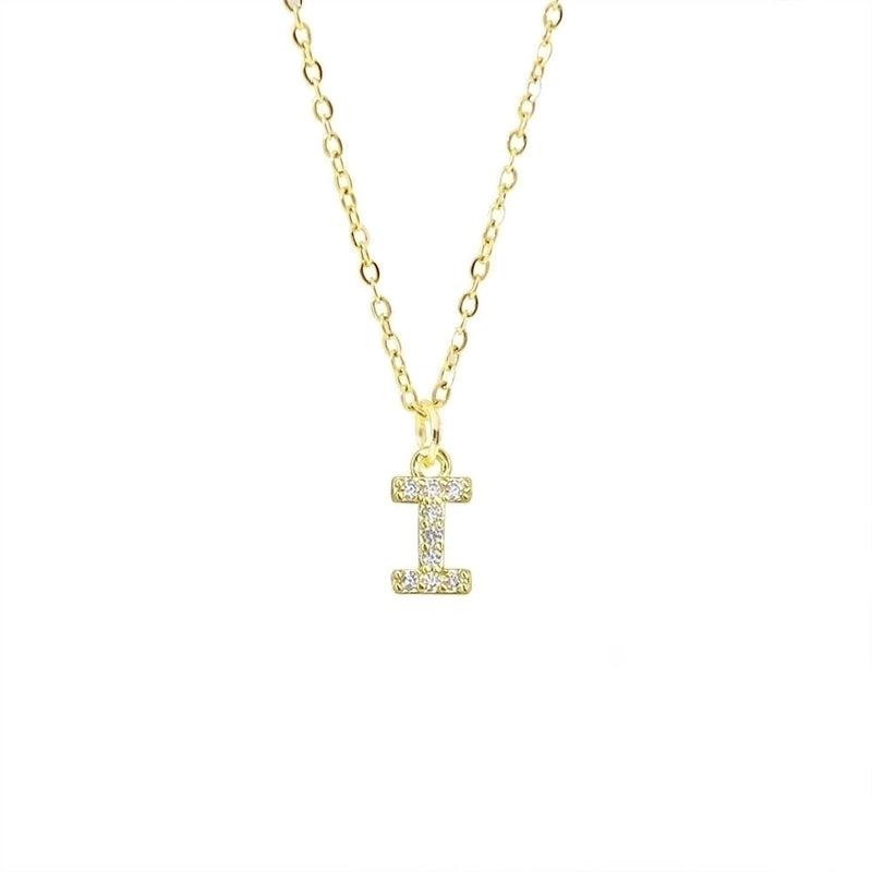 Titanium Steel Copper Streetwear Plating Inlay Letter Zircon Pendant Necklace