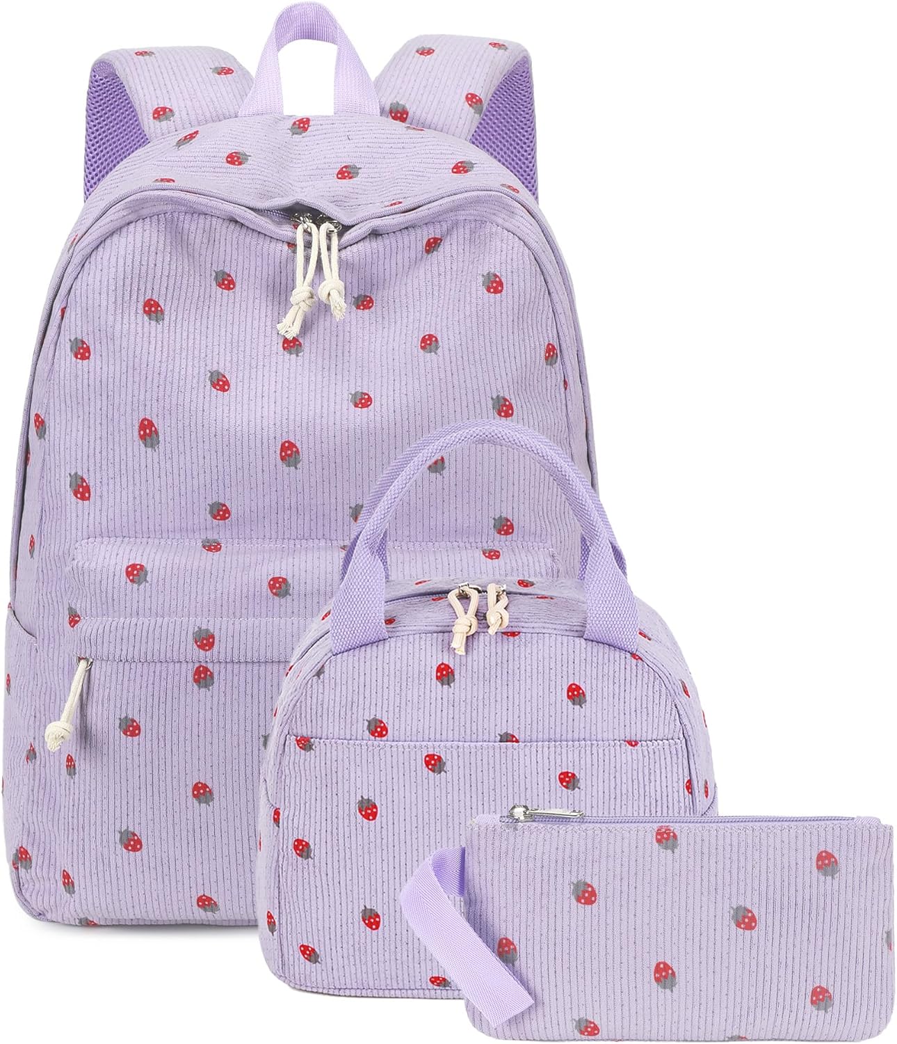 Bluboon School Backpack Teens Girls Boys Kids School Book Bags with Lunch Box Pencil Bag