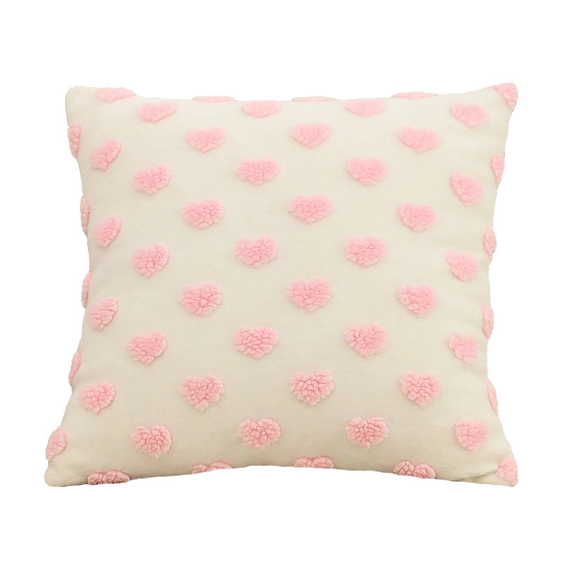 Elegant  Heart Shape Polyester Cotton Throw Pillow Pillow Cases Couch & Sofa Decor