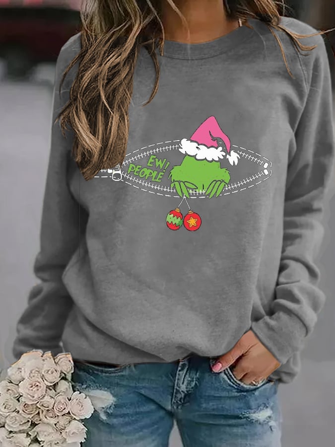 Women'S Christmas Printed Sweatshirt