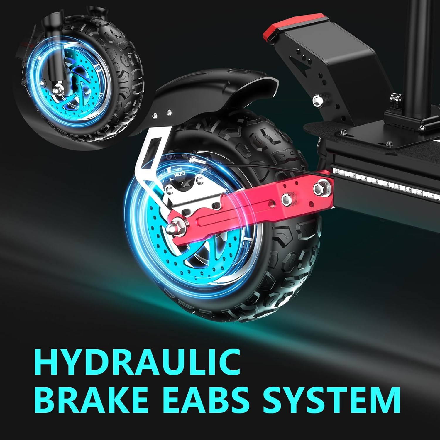Electric Scooter for Adults Peak 5600W Dual Motor Up to 50MPH,Battery Range to 45Miles Fast Sports Escooter 11