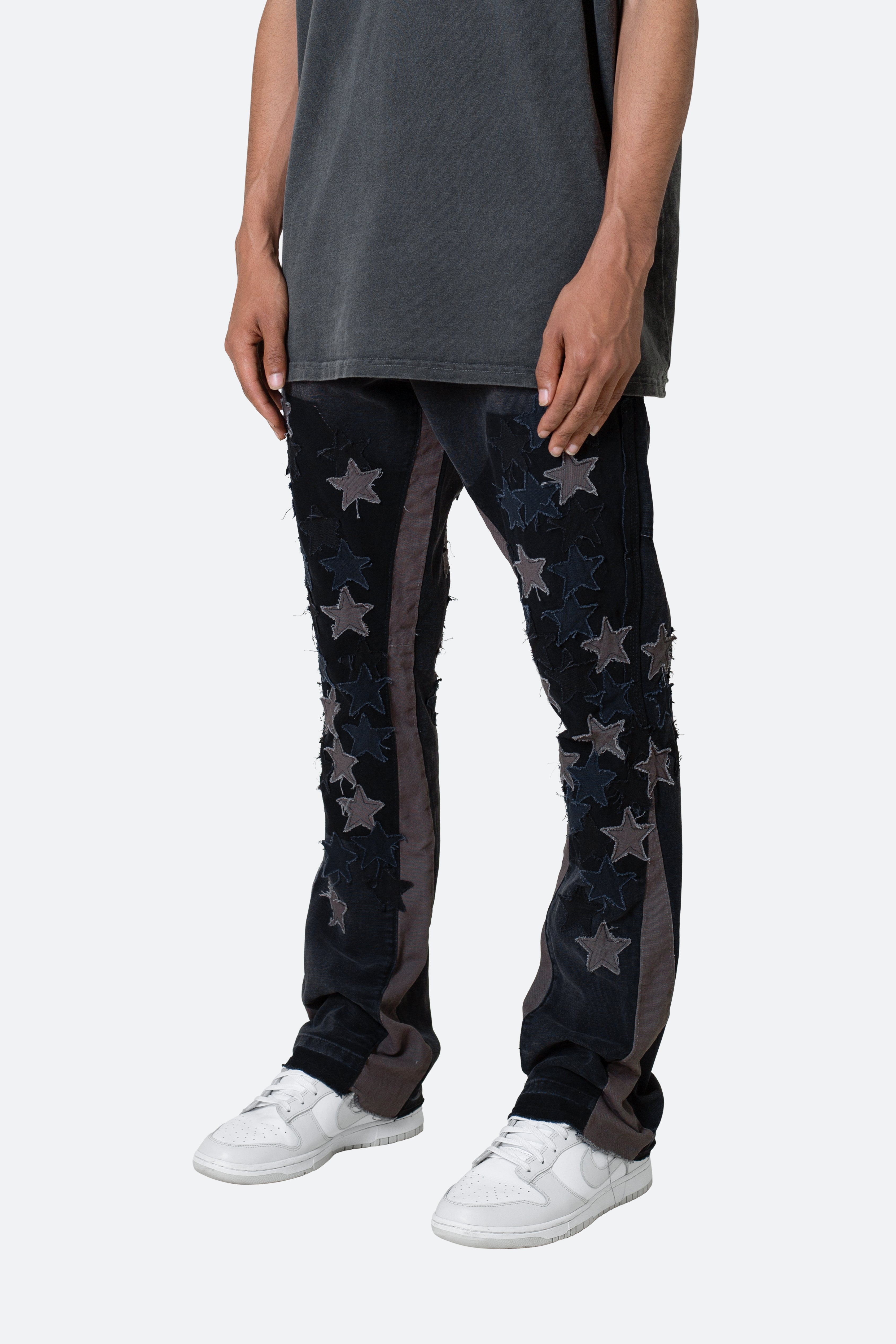 B451 Star Flare Denim - Black