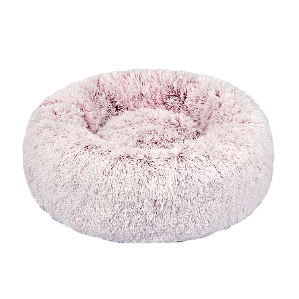 Soothing Calming Donut Pet Bed in Pink