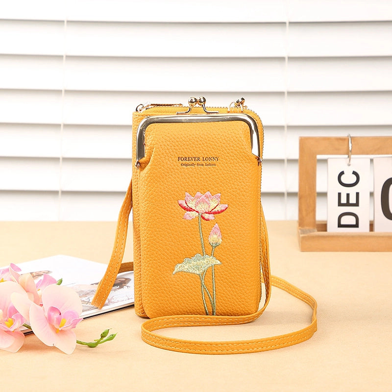 Women's All Seasons Pu Leather Vintage Style Phone Wallets