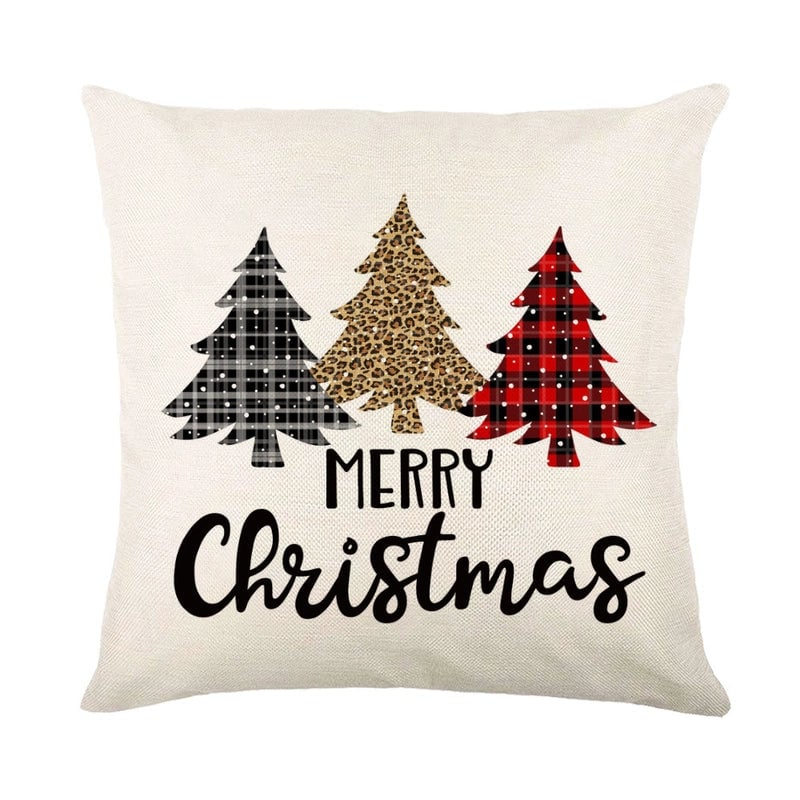 Casual Vacation Letter Linen Pillow Cases