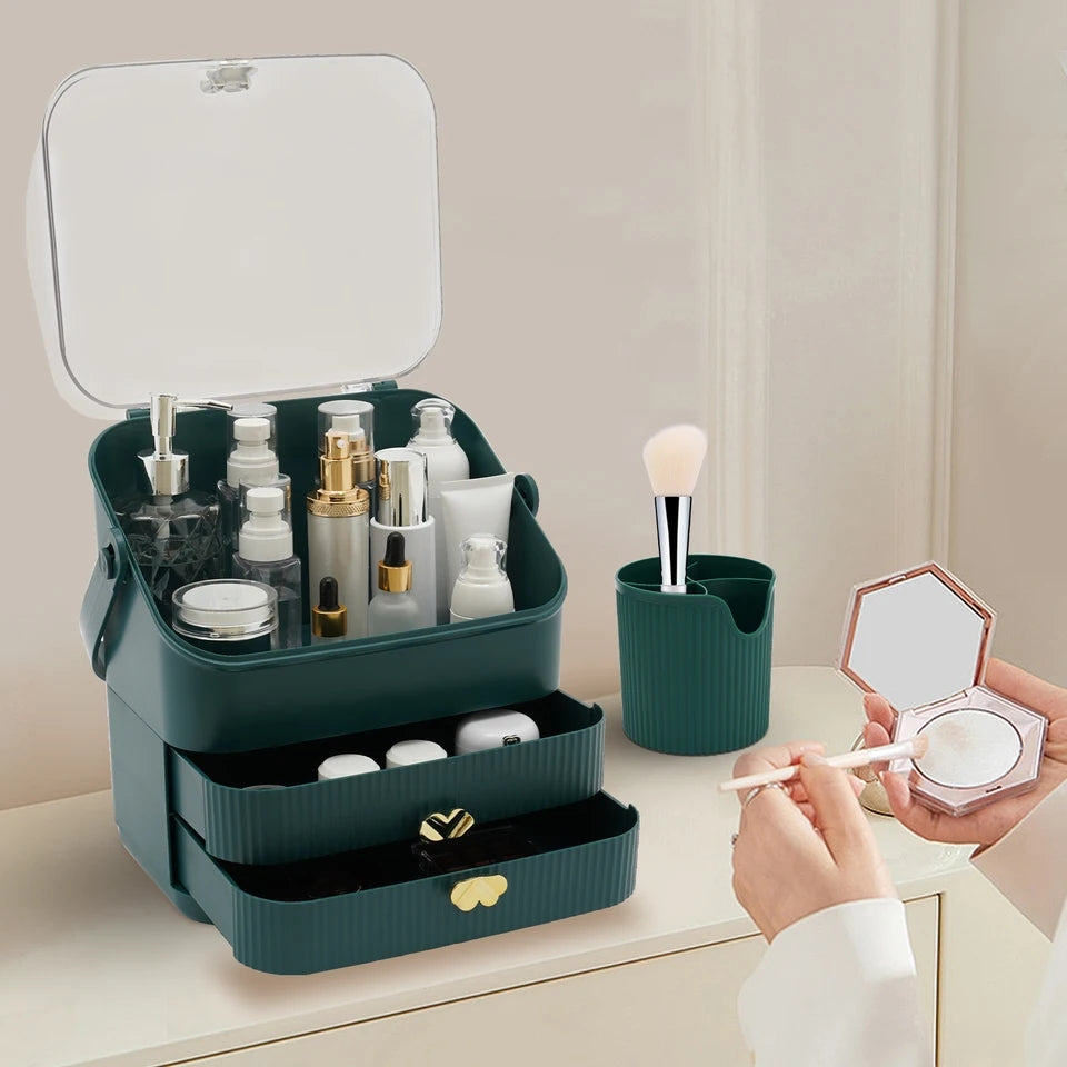 DUSTPROOF MAKEUP ORGANIZER