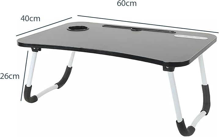 Laptop Bed Desk with USB Port.Lap Desk with Fanand Lamp