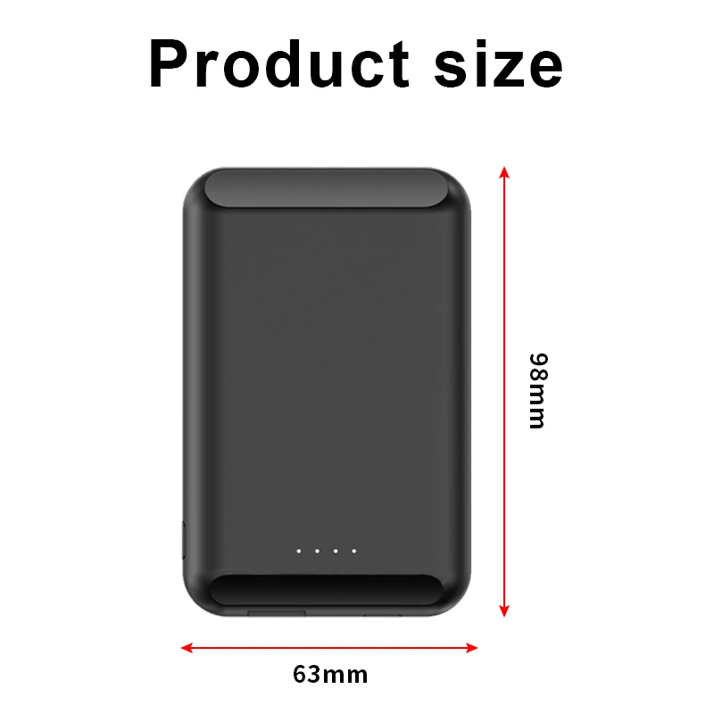 New Portable  Magnetic Power Bank 5000mah PD Charger 5W for iPhone 12 Mini Power Bank