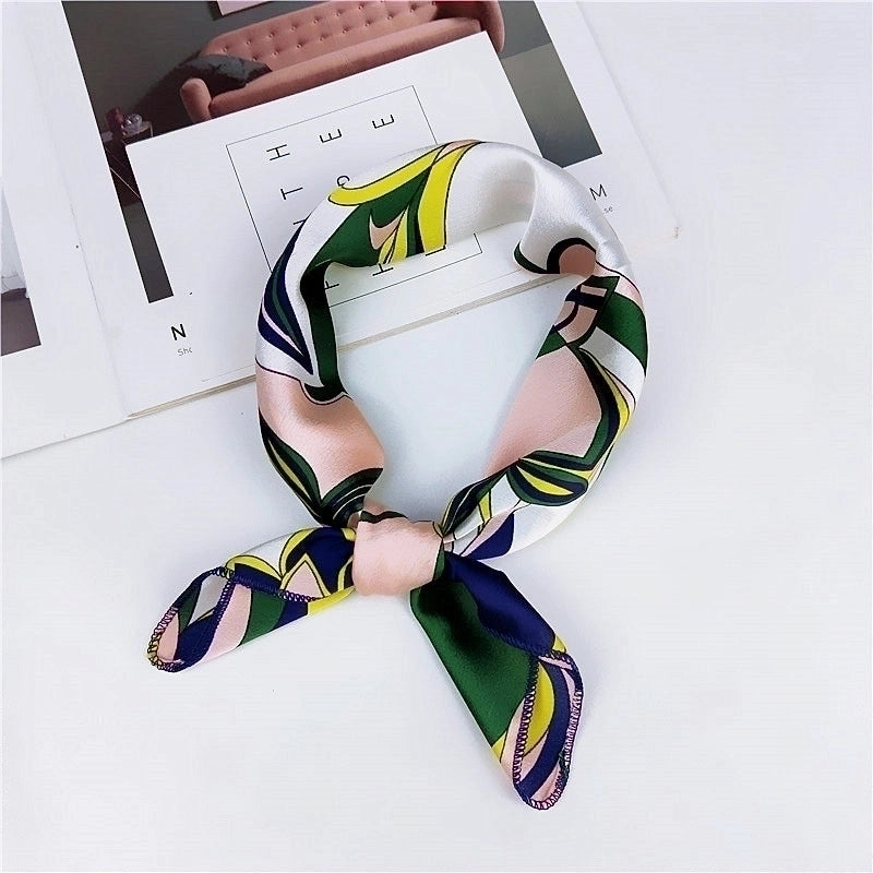 New Spring And Autumn Summer Small Silk Scarf Small Square Towel Women's Professional Variety Decorative Printed Scarf Scarf