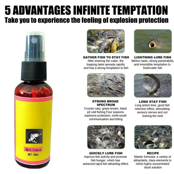 New Natural bait Scent Fish Attractants for Baits - For all types