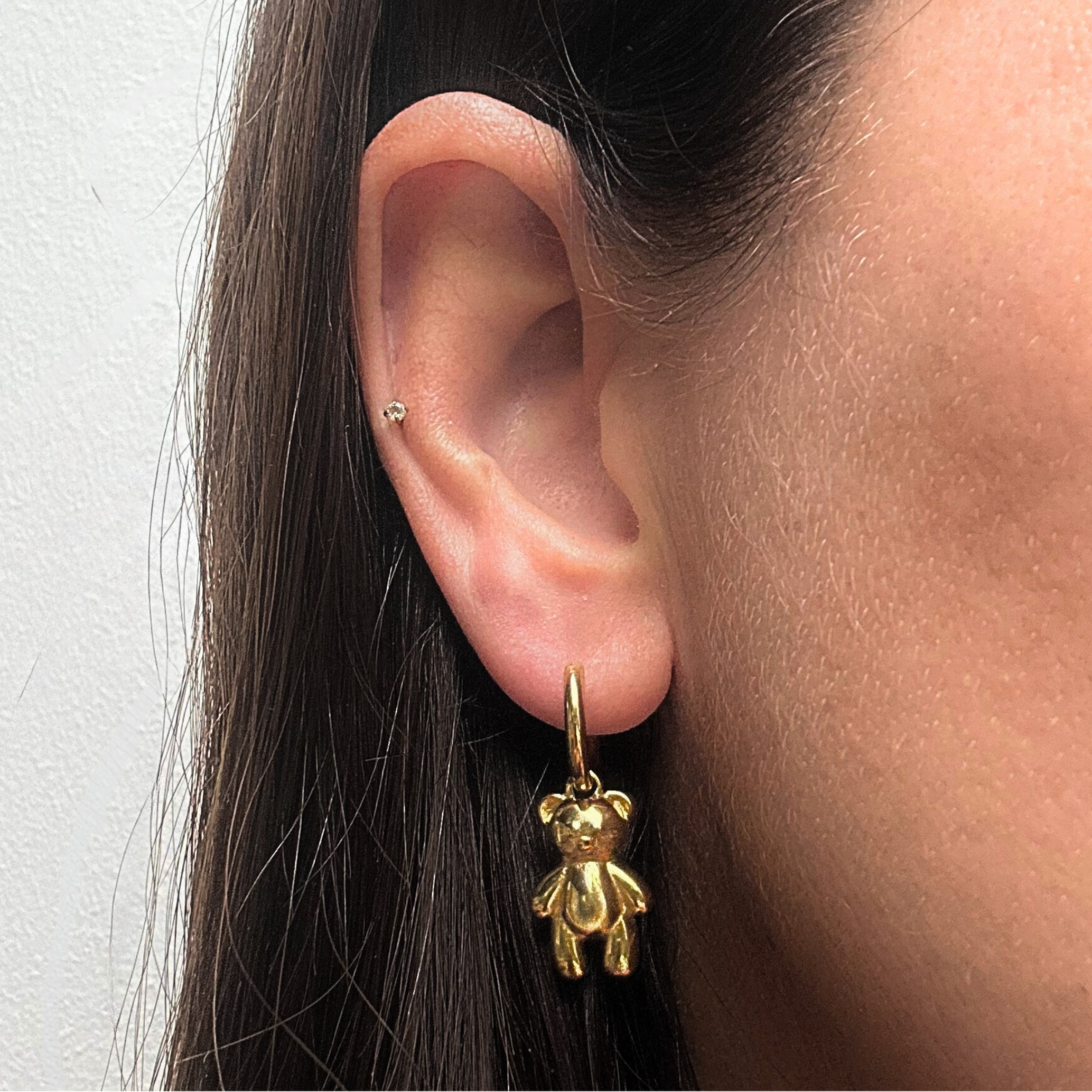 Teddy hoops - Gold