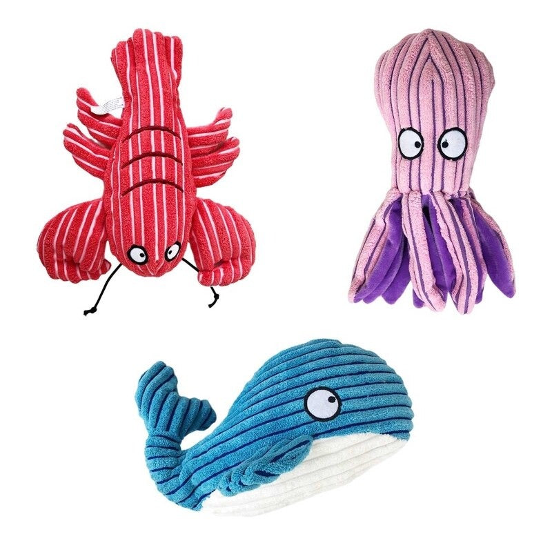 Plush Squeak Dog Toys