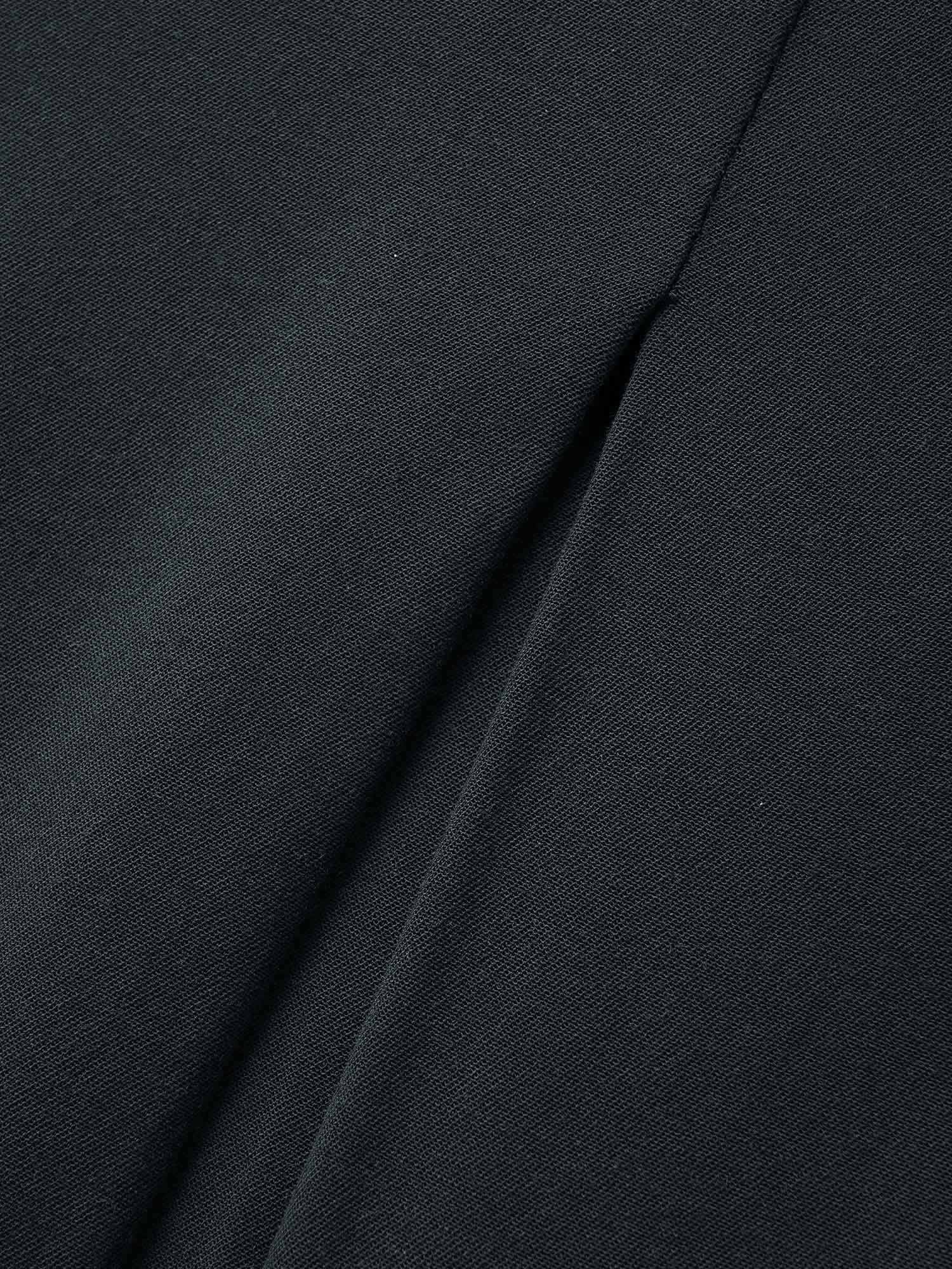 Stretch Woven Button Pleated Midi Dress
