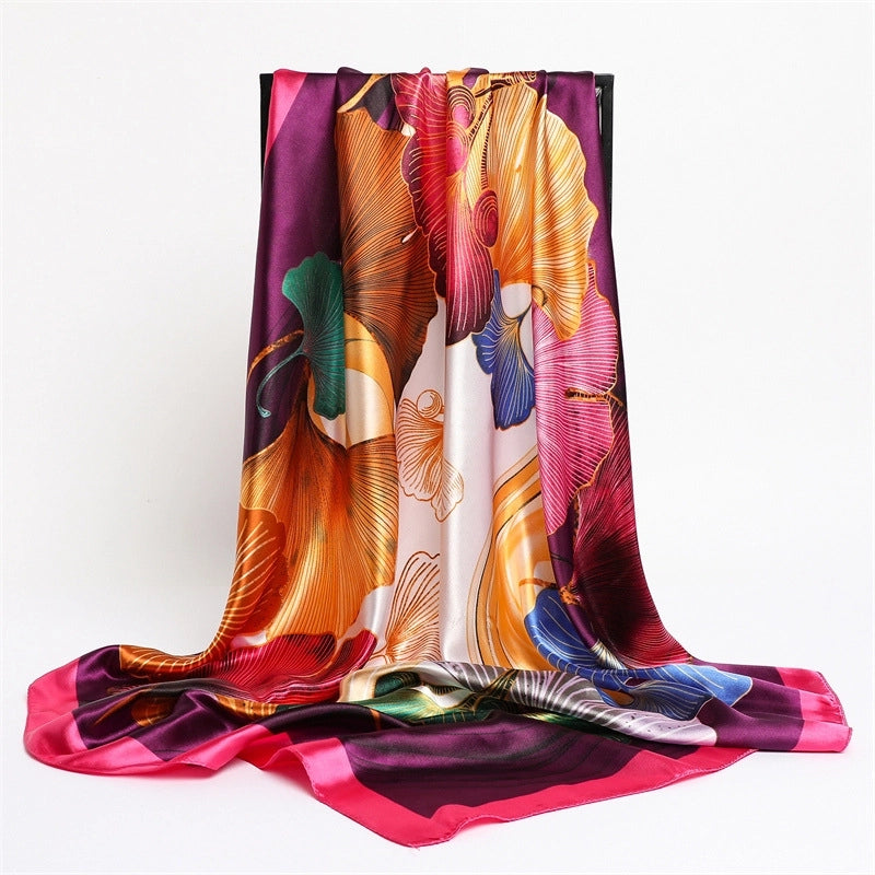 Women's Lady Minimalist Streetwear Printing Polyester Scarf