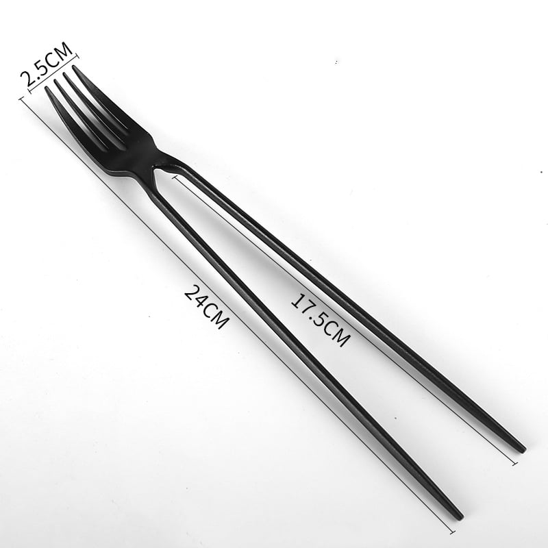 Two-In-One Chopsticks And Fork