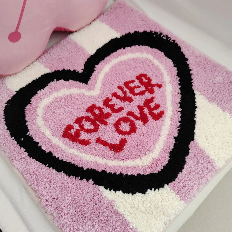 Elegant  Lady Letter Heart Shape Polyester Seat Cushion Couch & Sofa Decor