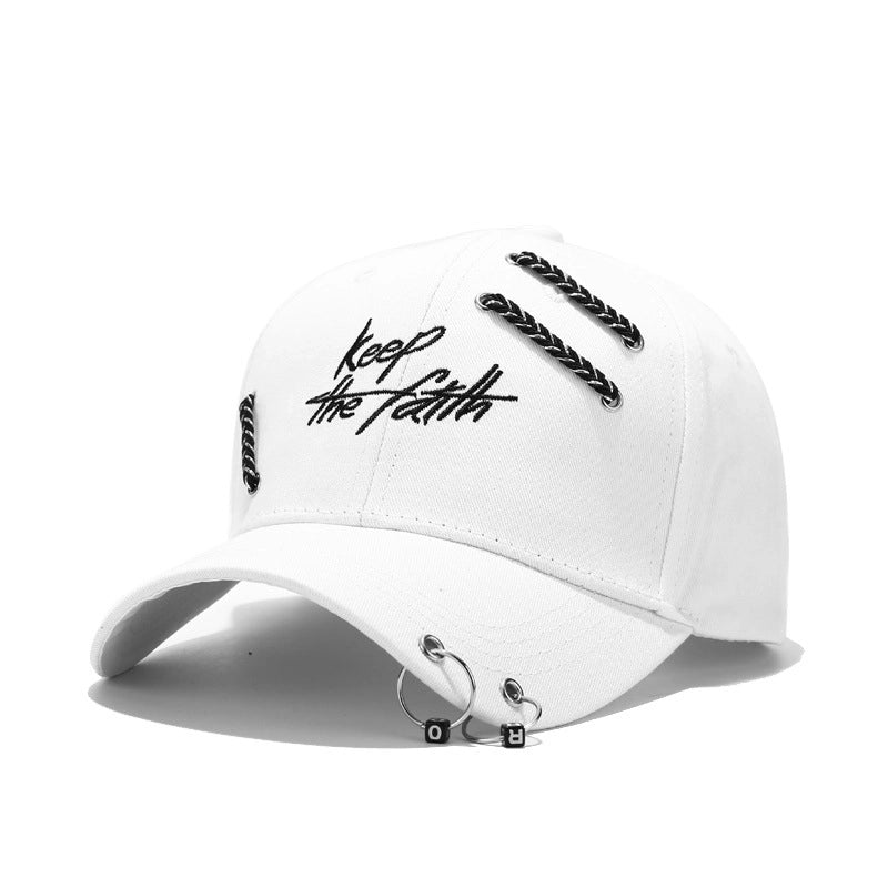 Unisex Classic Style Letter Flat Eaves Baseball Cap